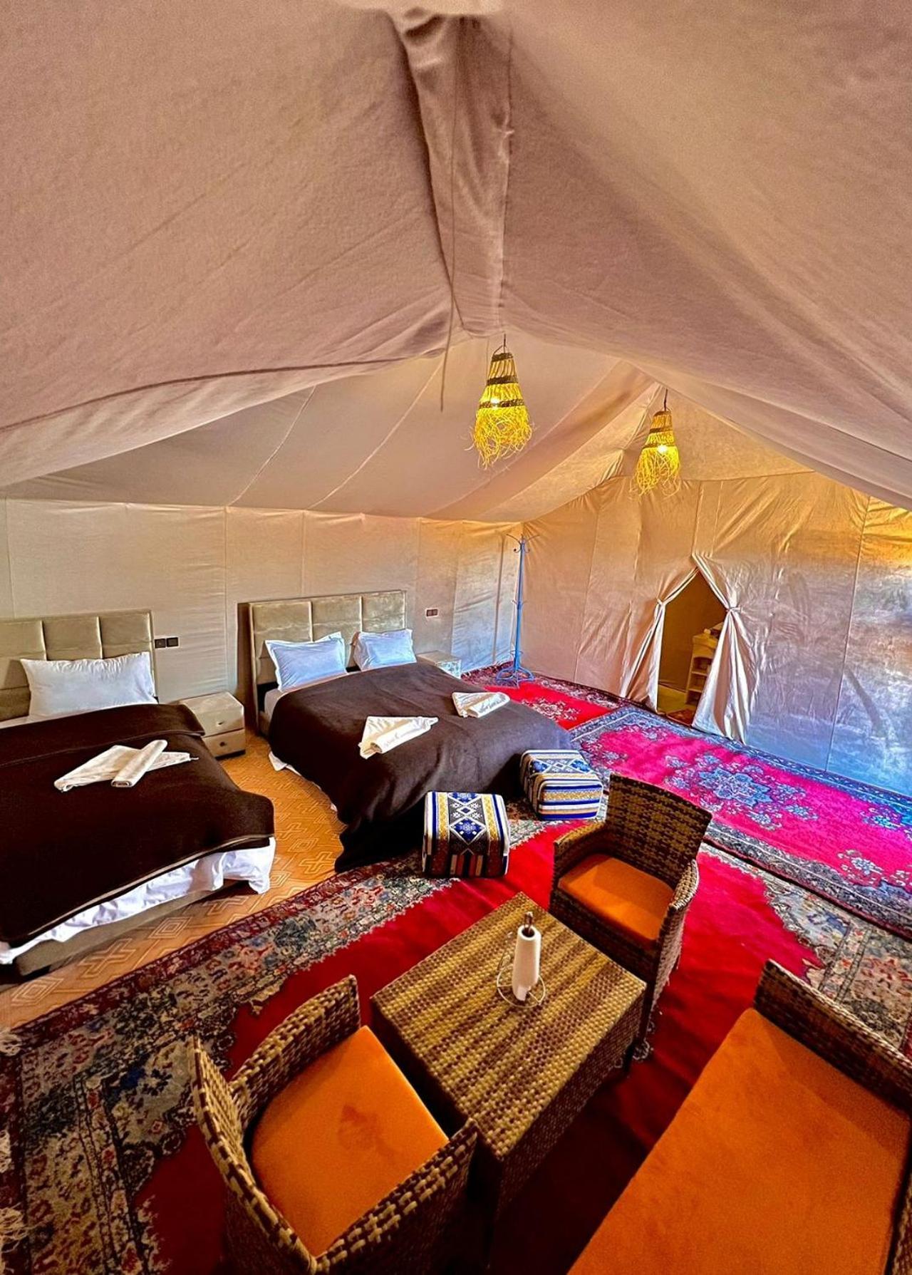 Desert Camp Camel & Sandboarding Merzouga Ngoại thất bức ảnh